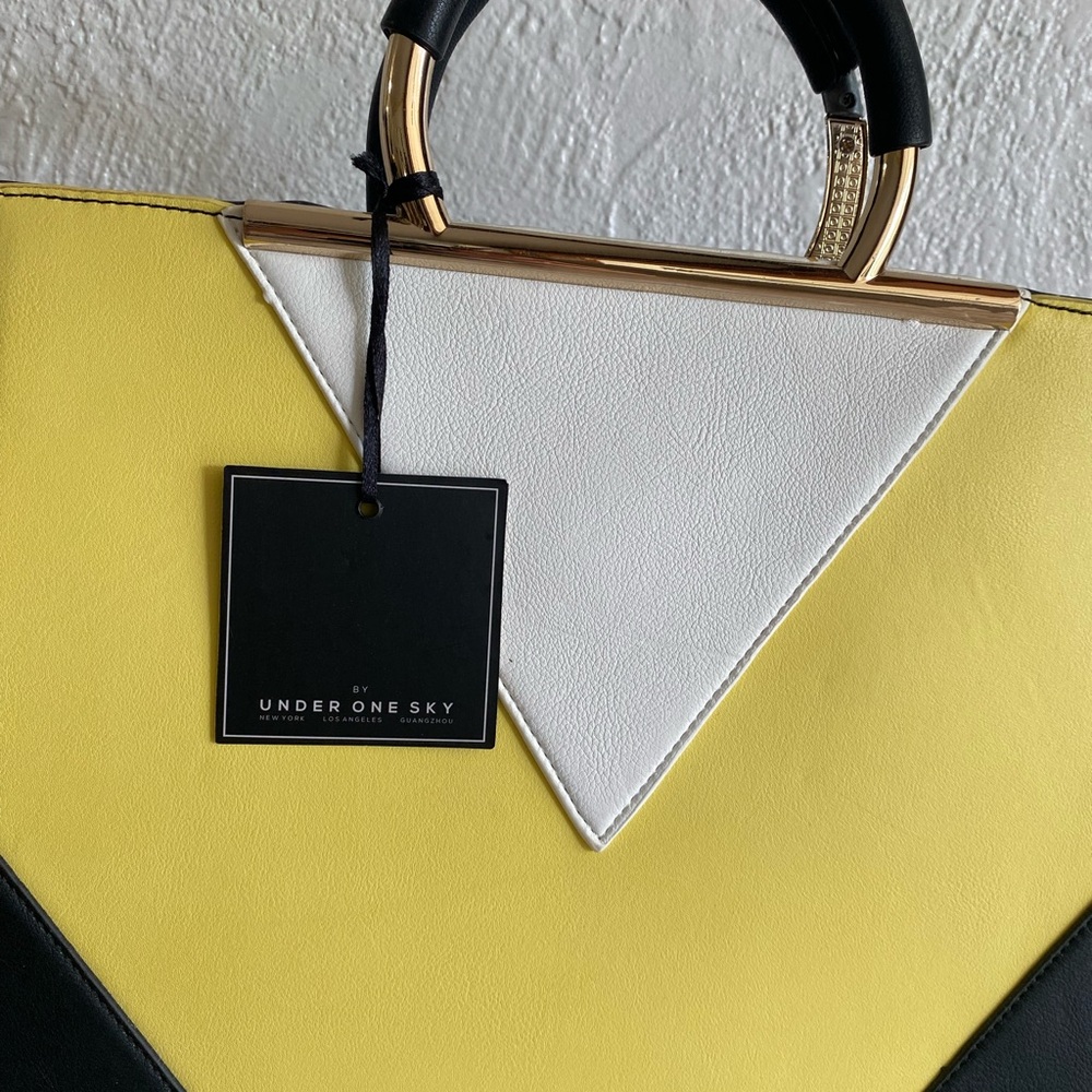 Beautiful Yellow and White Women's Bag- Under One Sky brand